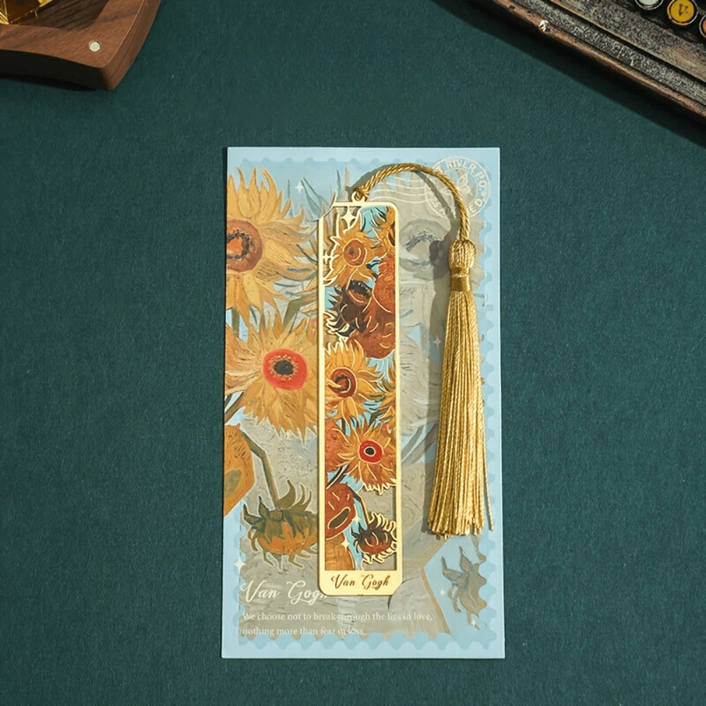 BowLift | Metal Bookmark | Floral Painting