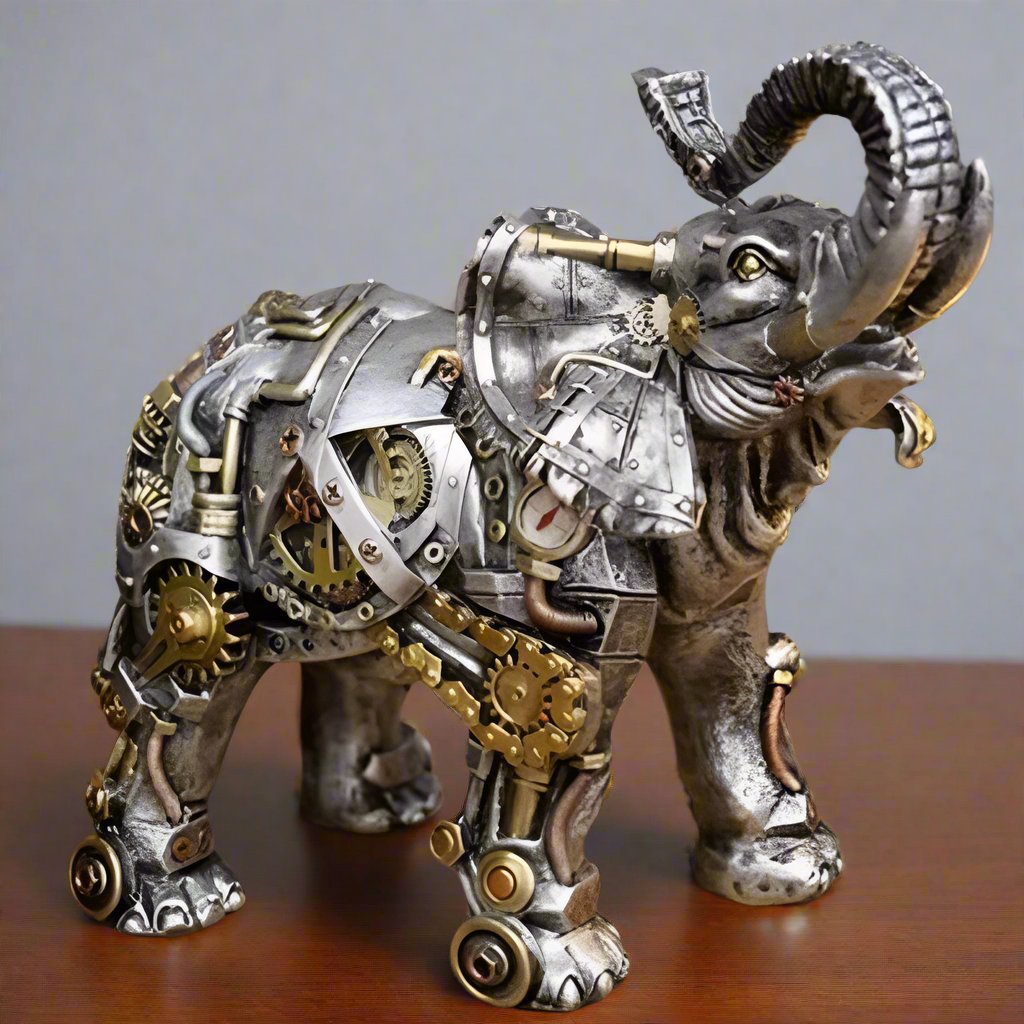 BowLift | Mechanical Punk Animal Sculptures - GearBeast