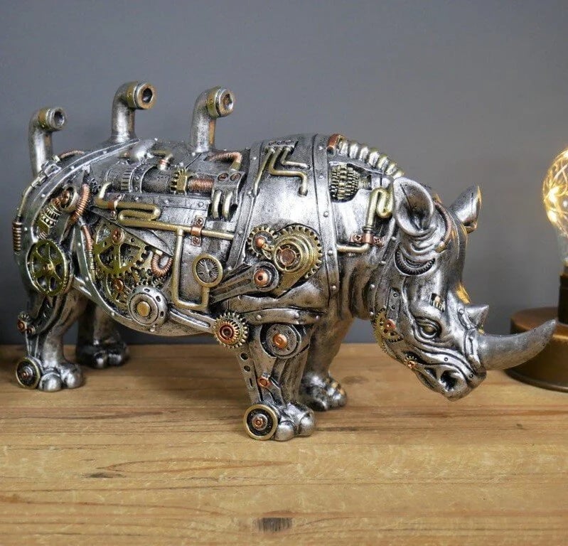 BowLift | Mechanical Punk Animal Sculptures - GearBeast