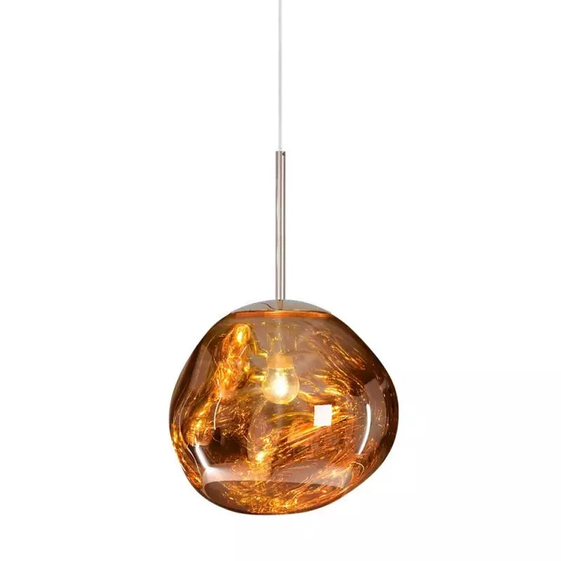 BowLift | Melt Pendant Light Fixture - Modern Glass Hanging Lamp for Kitchen Island & Dining Room