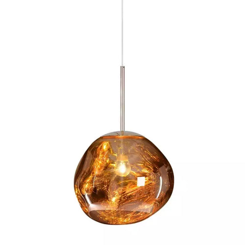 BowLift | Melt Pendant Light Fixture - Modern Glass Hanging Lamp for Kitchen Island & Dining Room