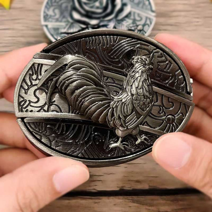 BowLift | Metal Oval Cowboys Belt Buckle
