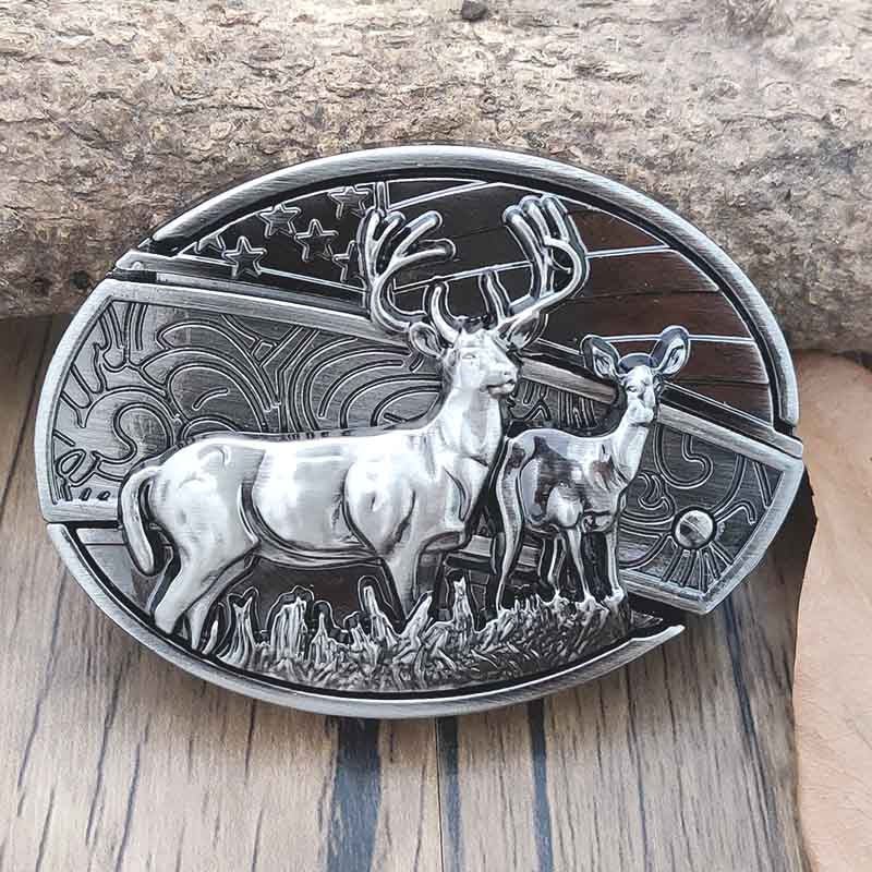BowLift | Metal Oval Cowboys Belt Buckle