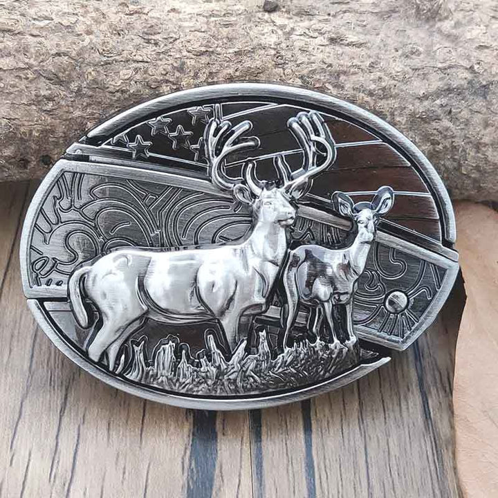 BowLift | Metal Oval Cowboys Belt Buckle