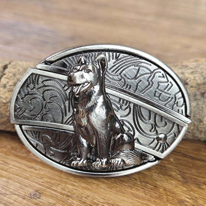 BowLift | Metal Oval Cowboys Belt Buckle