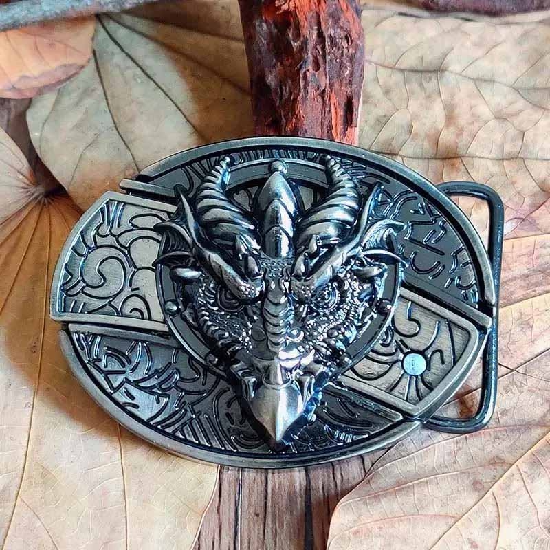 BowLift | Metal Oval Cowboys Belt Buckle