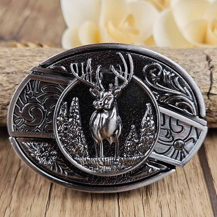 BowLift | Metal Oval Cowboys Belt Buckle
