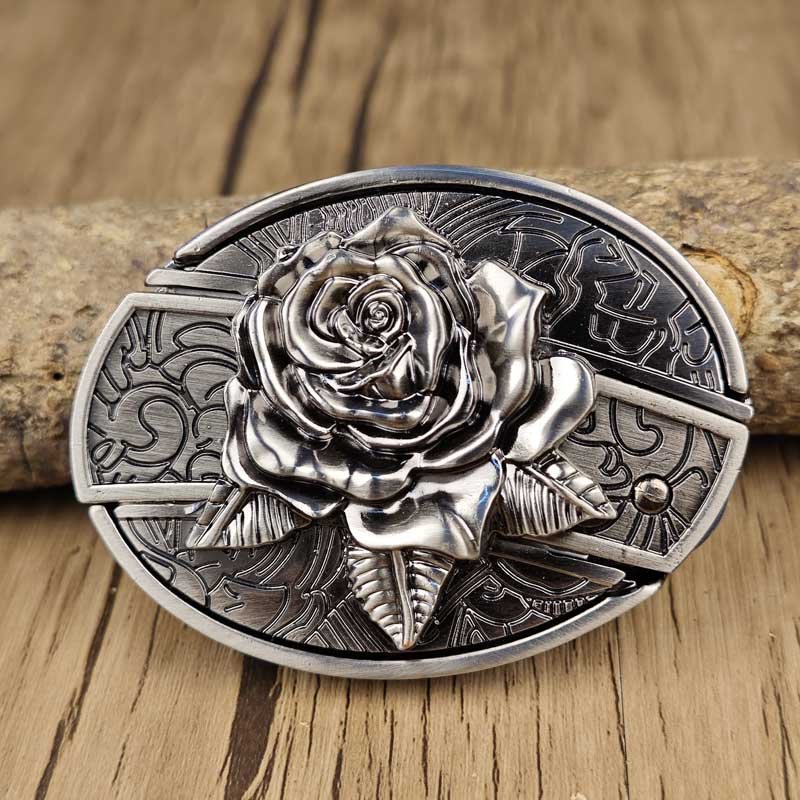 BowLift | Metal Oval Cowboys Belt Buckle
