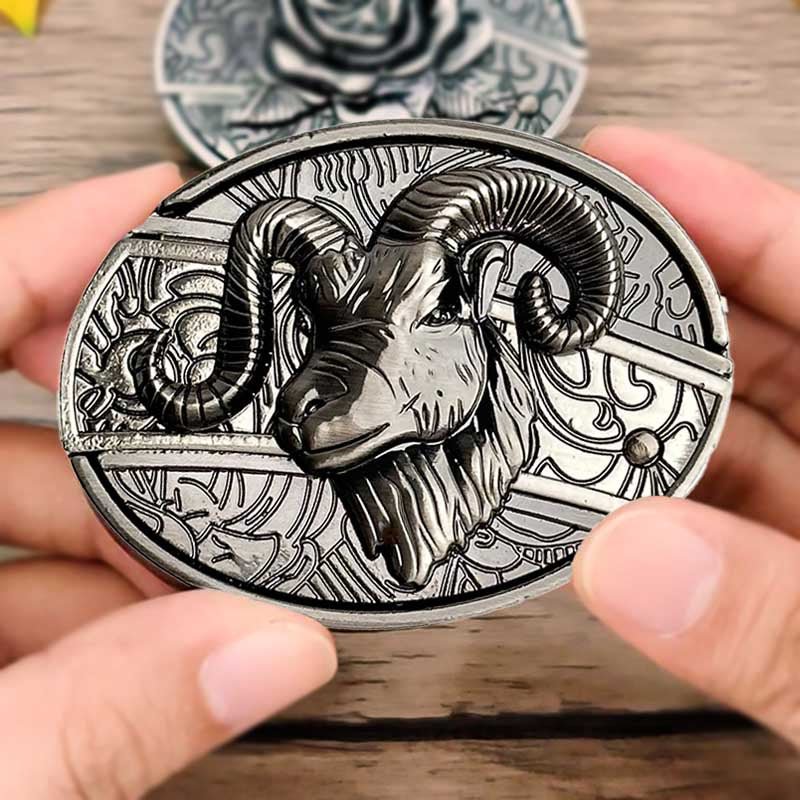 BowLift | Metal Oval Cowboys Belt Buckle
