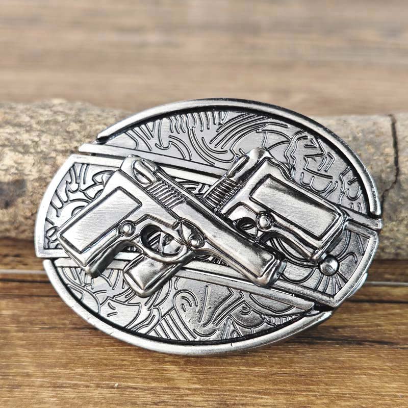 BowLift | Metal Oval Cowboys Belt Buckle