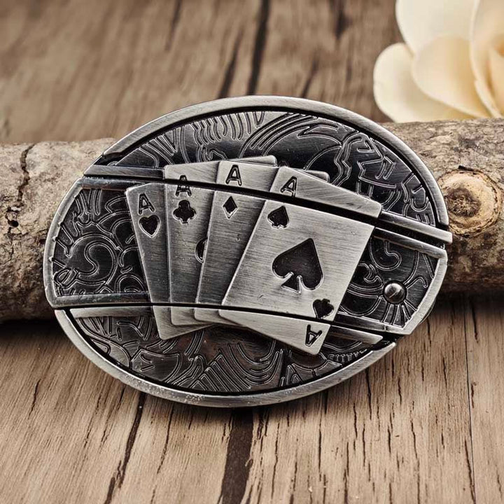 BowLift | Metal Oval Cowboys Belt Buckle