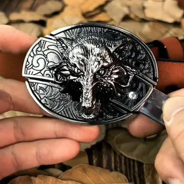BowLift | Metal Oval Cowboys Belt Buckle