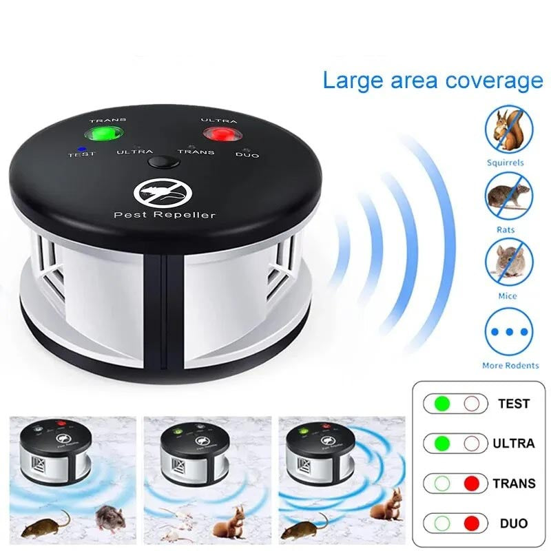 BowLift | Ultrasonic Electronic Mouse Repellent - Rodent and Pest Deterrent for Mice Rats and Insects