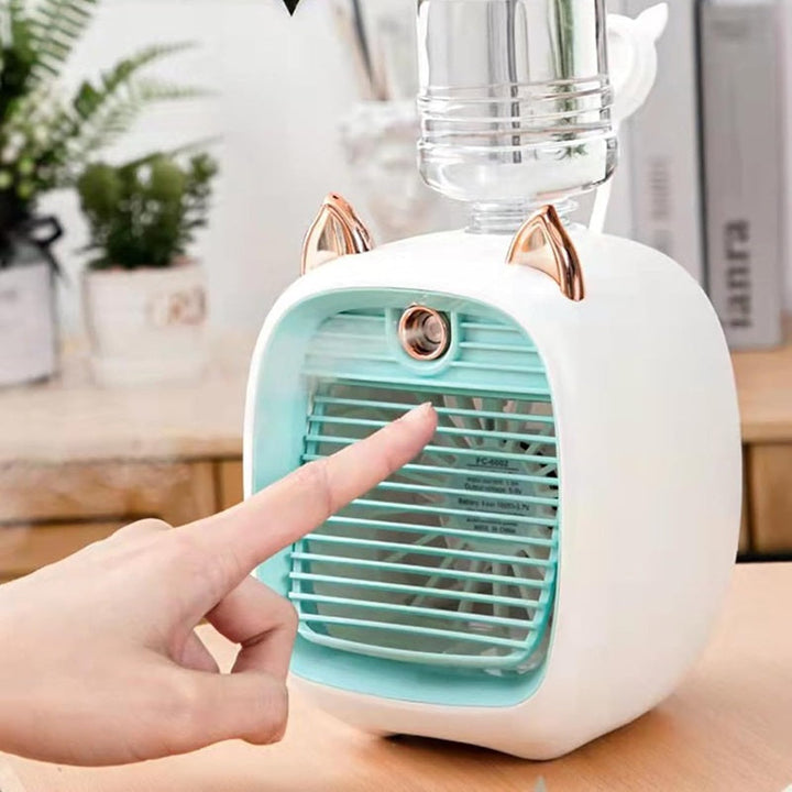 BowLift | Mini Air Conditioner with 3-Speed Fan & Mist Sprayer