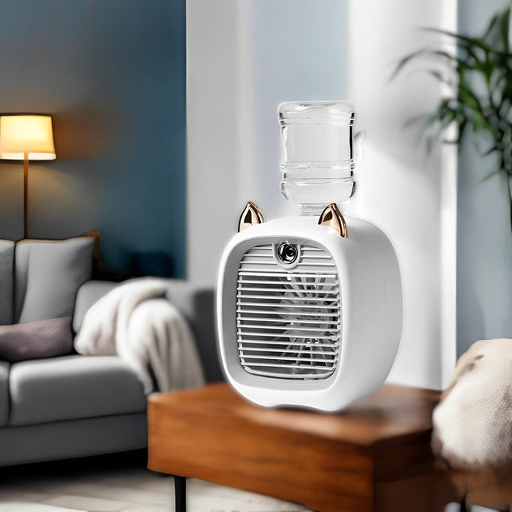 BowLift | Mini Air Conditioner with 3-Speed Fan & Mist Sprayer