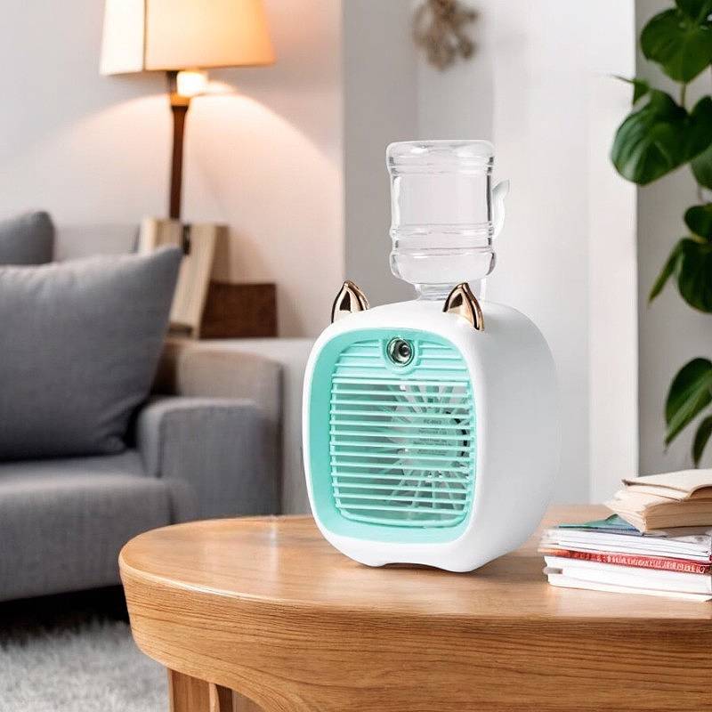 BowLift | Mini Air Conditioner with 3-Speed Fan & Mist Sprayer