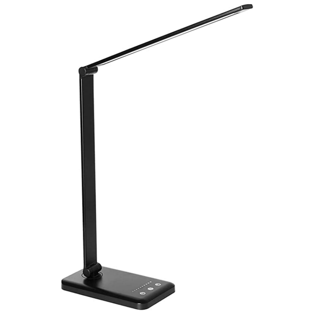 BowLift | Modern Adjustable LED Desk Lamp with USB Charging Port - BrightEase