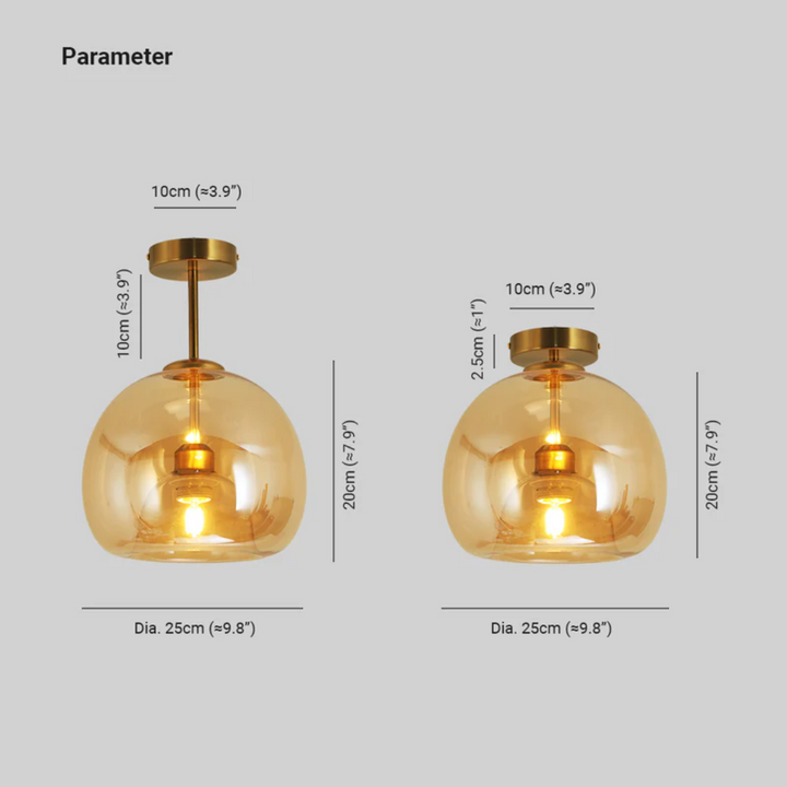 BowLift | Modern Round LED Ceiling Lamp - Aurelia