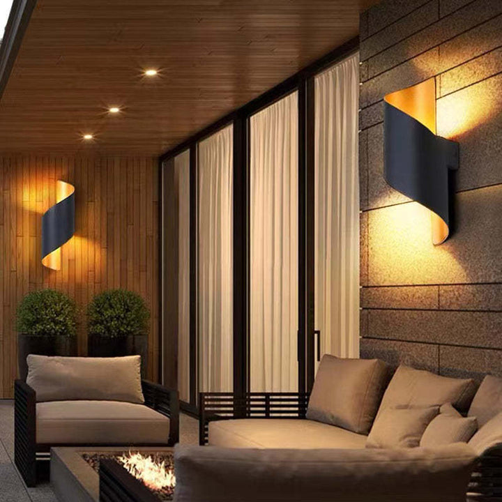BowLift | Modern Spiral LED Wall Lamp – TwistLight