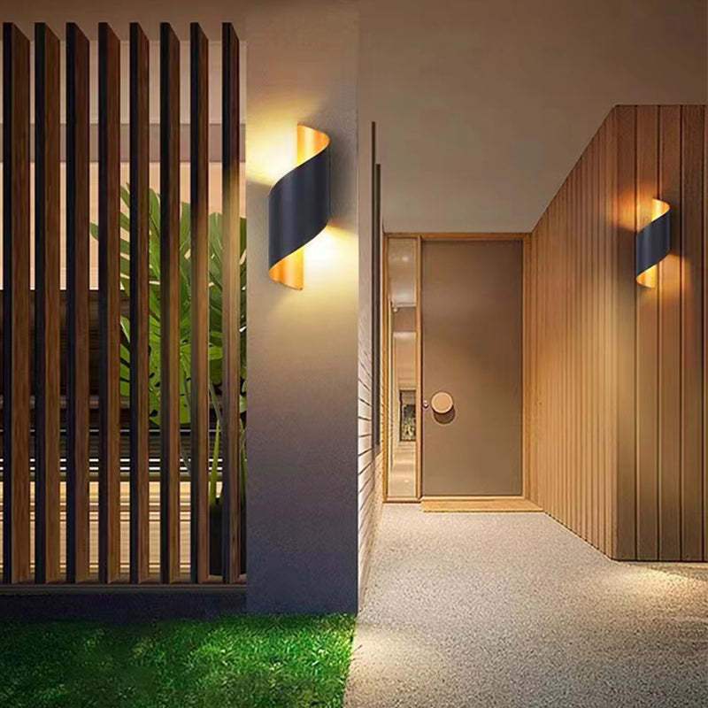 BowLift | Modern Spiral LED Wall Lamp – TwistLight