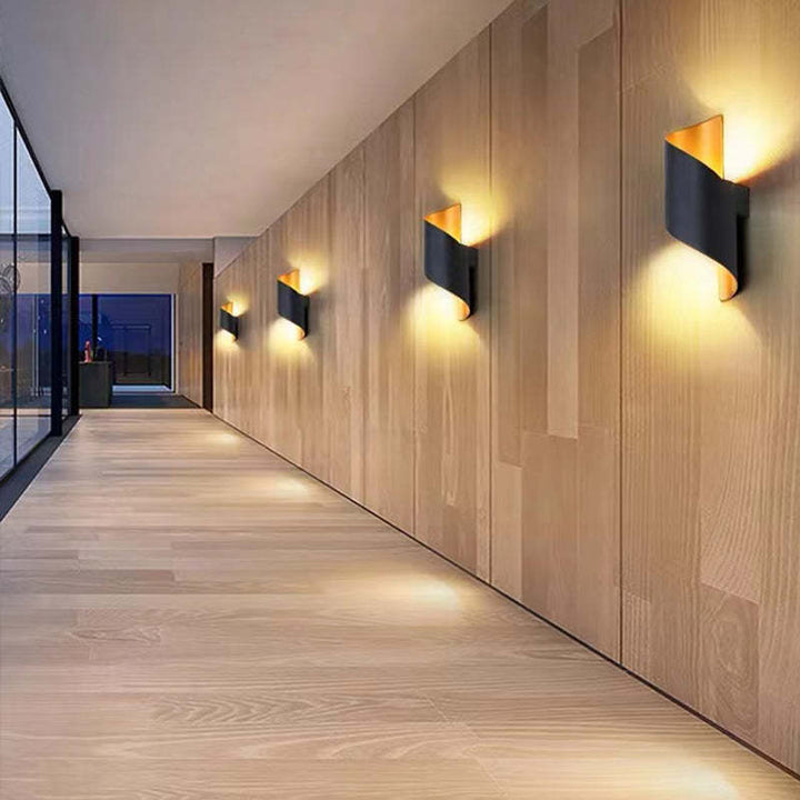 BowLift | Modern Spiral LED Wall Lamp – TwistLight