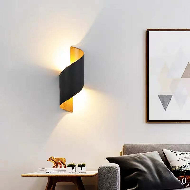 BowLift | Modern Spiral LED Wall Lamp – TwistLight