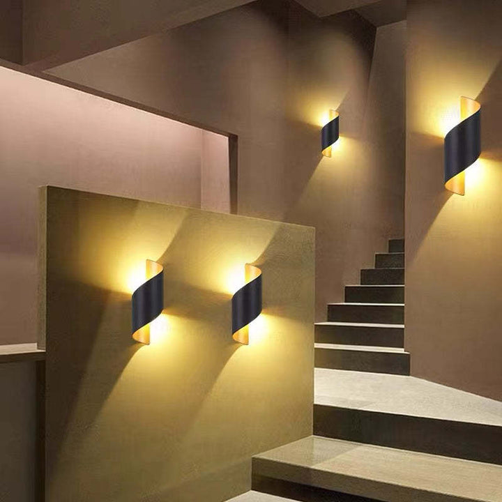 BowLift | Modern Spiral LED Wall Lamp – TwistLight