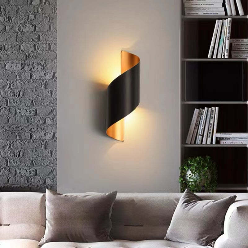 BowLift | Modern Spiral LED Wall Lamp – TwistLight