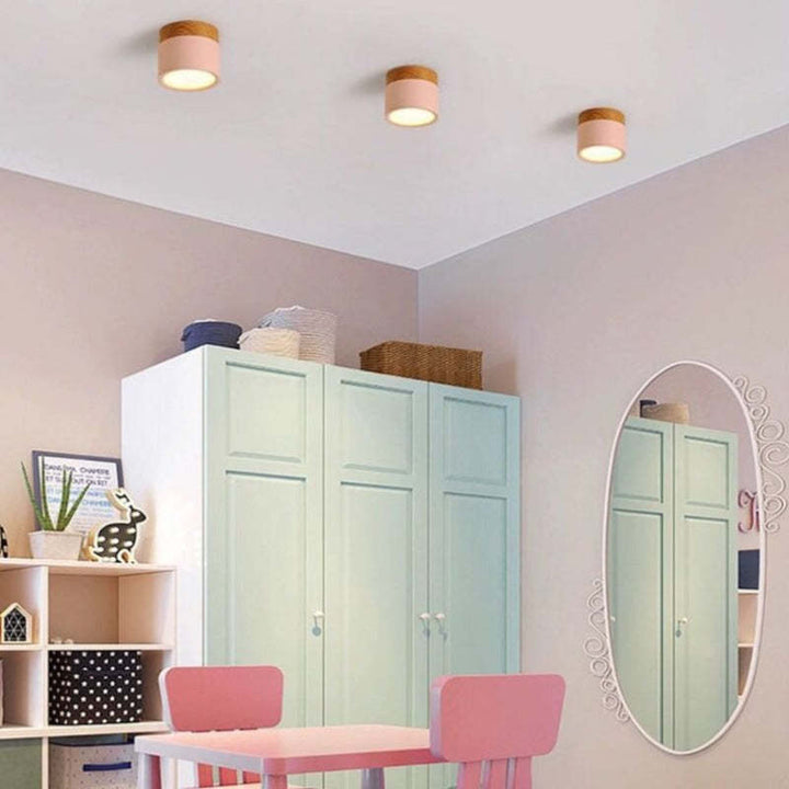 BowLift | Morandi Style Modern LED Ceiling Light - LumiModo