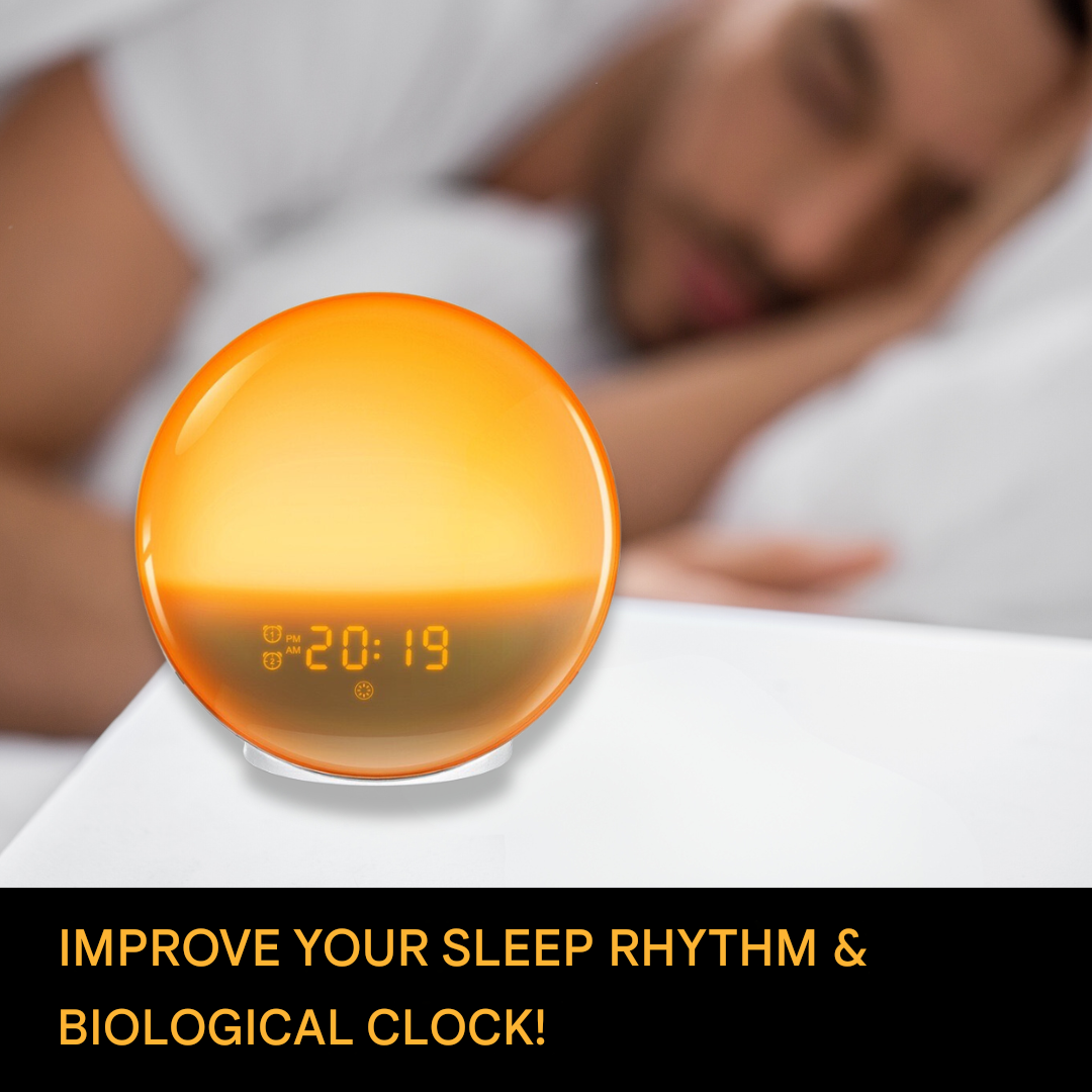 BowLift | Natural Alarm Clock Radio with Wake-Up Light - GlowRise