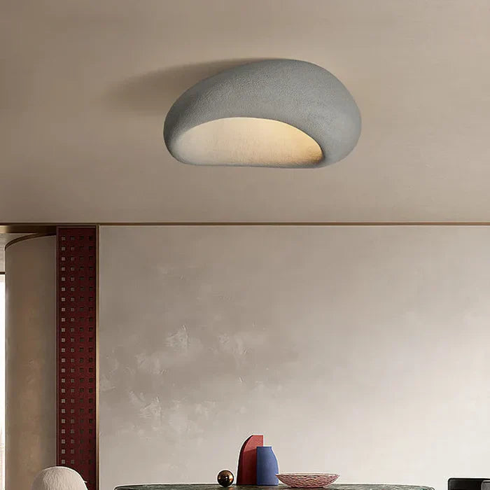BowLift | Natural Wabi Sabi Ceiling Lamp - SereneAura