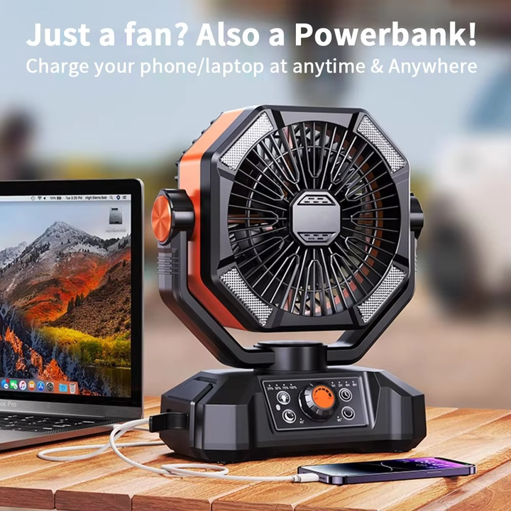 Portable Camping Cooling Fan | Bowlift