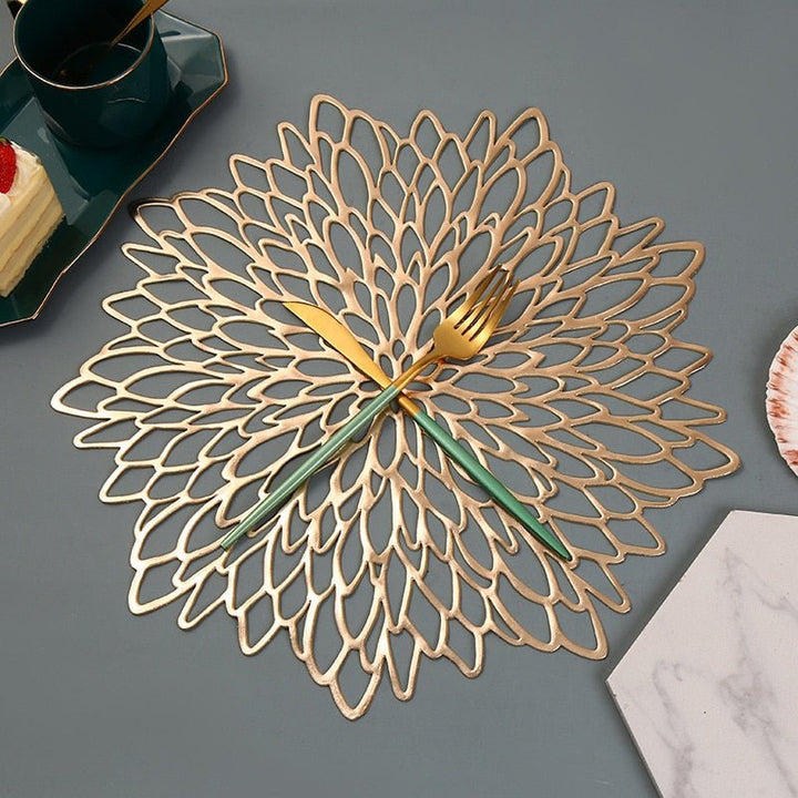 BowLift | NebulaGlow™ Placemats for Dinner | Elegant Table Mats in Galaxy Design | Heat Resistant & Non-Slip Table Decor