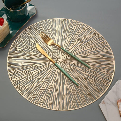 BowLift | NebulaGlow™ Placemats for Dinner | Elegant Table Mats in Galaxy Design | Heat Resistant & Non-Slip Table Decor
