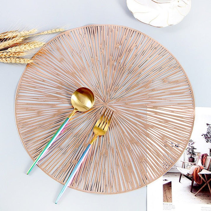BowLift | NebulaGlow™ Placemats for Dinner | Elegant Table Mats in Galaxy Design | Heat Resistant & Non-Slip Table Decor