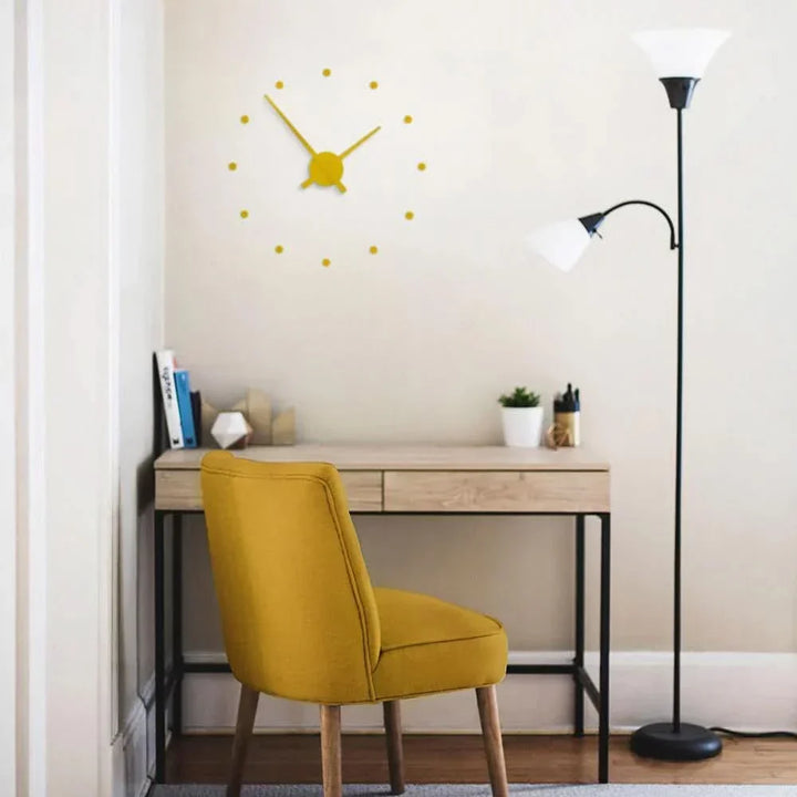 BowLift | Minimalist Black Modern Wall Clock 40cm