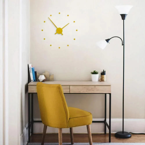 BowLift | Minimalist Black Modern Wall Clock 40cm