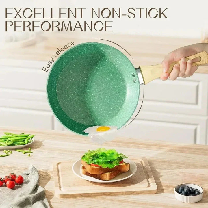 Nonstick Frying Pan Skillet Non Toxic Healthy Stone Cookware | Bowlift