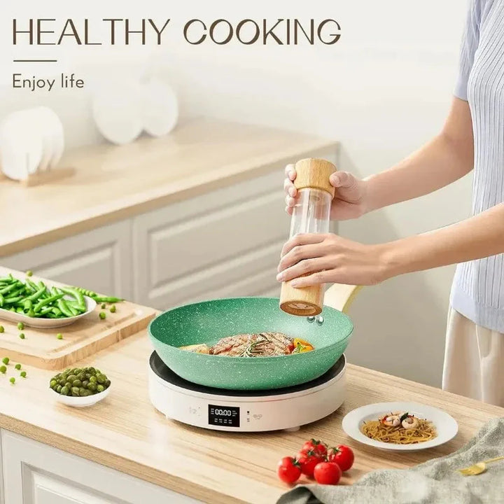 Nonstick Frying Pan Skillet Non Toxic Healthy Stone Cookware | Bowlift