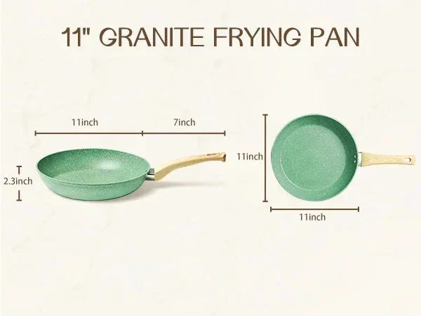Nonstick Frying Pan Skillet Non Toxic Healthy Stone Cookware | Bowlift