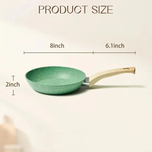 Nonstick Frying Pan Skillet Non Toxic Healthy Stone Cookware | Bowlift