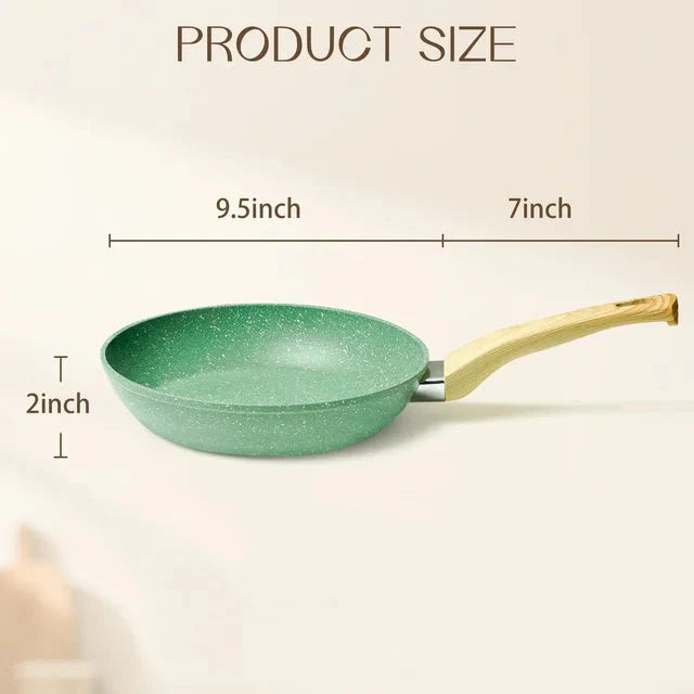 Nonstick Frying Pan Skillet Non Toxic Healthy Stone Cookware | Bowlift