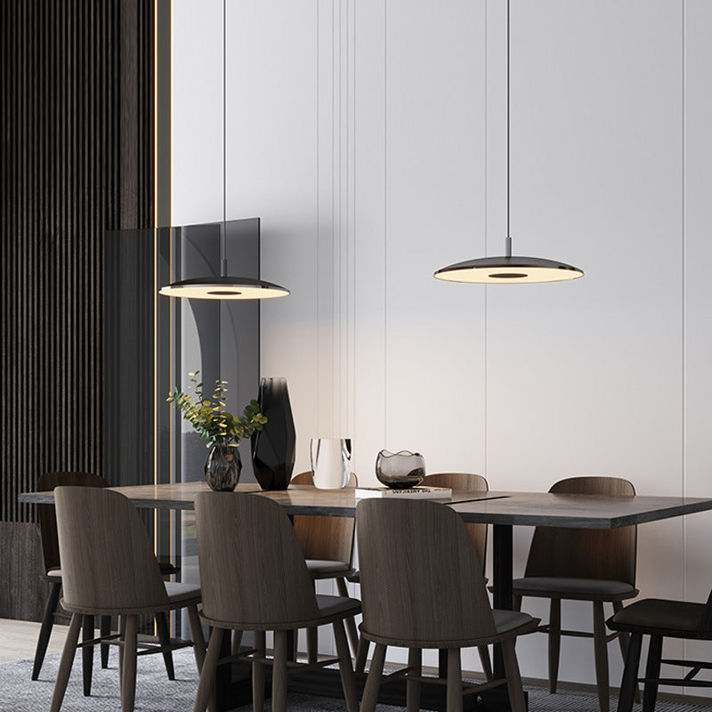 BowLift | LED Pendant Light | Hanging Light Black Ø30 cm Iron