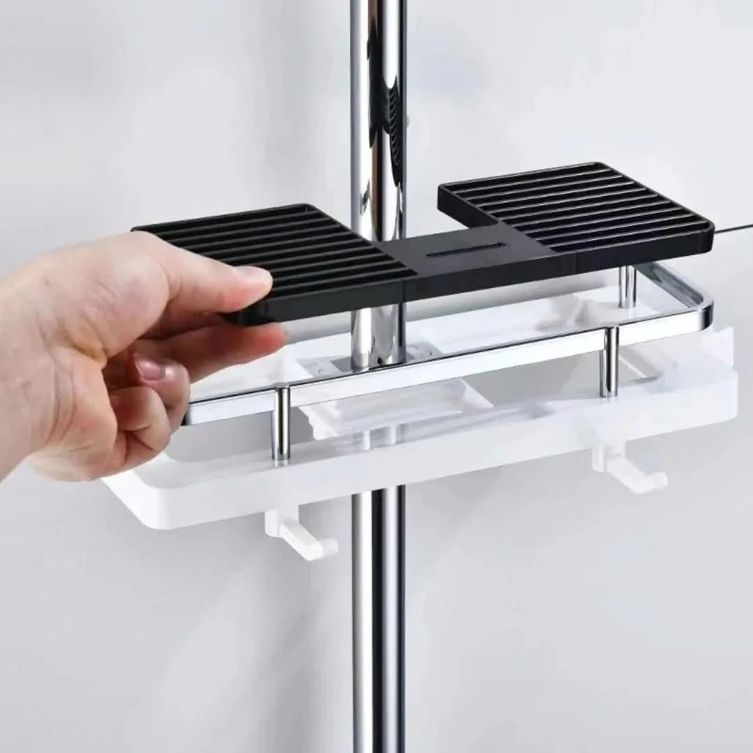 BowLift | Clixor – Self-adhesive storage rack for shower without drilling