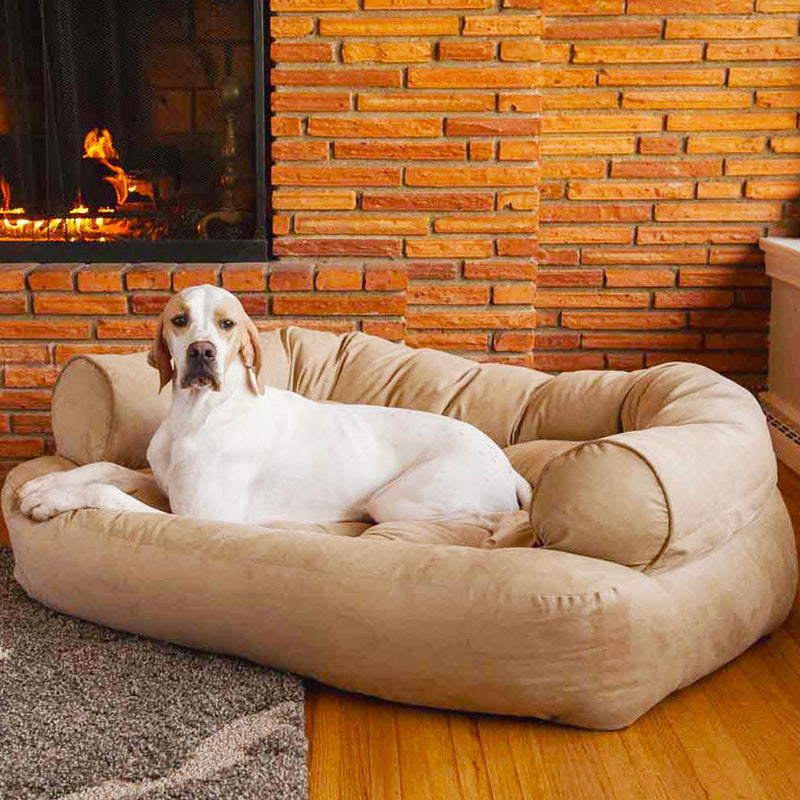 Orthopaedic Dog Sofa with Soft Filling - CalmPaw Sofa Bowlift