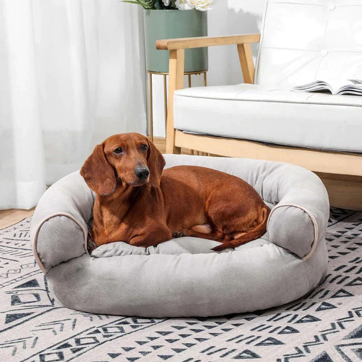 Orthopaedic Dog Sofa with Soft Filling - CalmPaw Sofa Bowlift