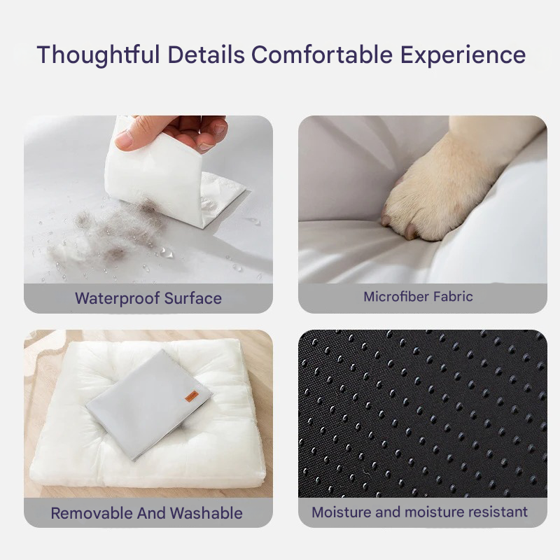 Orthopaedic Waterproof Dog Mattress - FlexiRest Bowlift