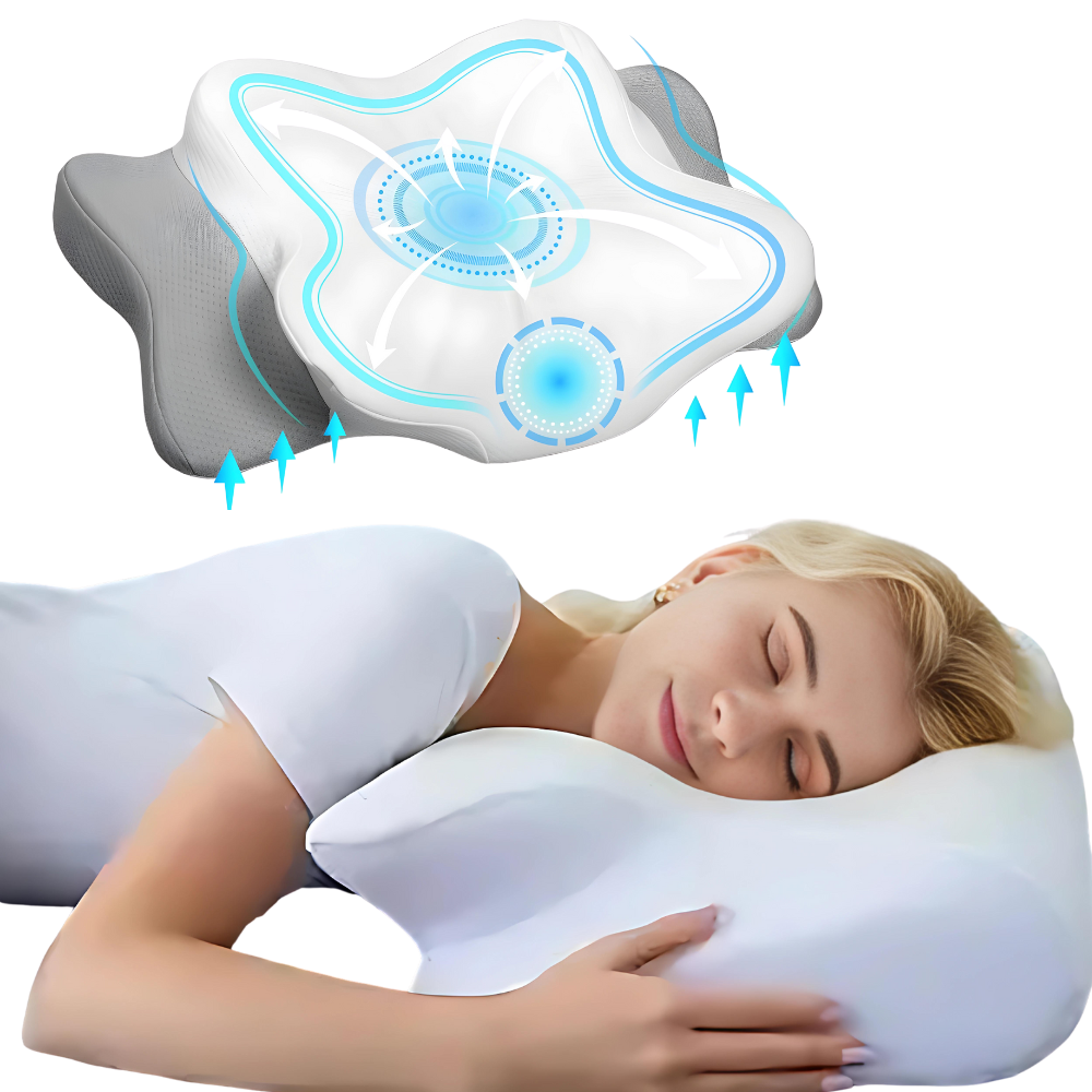 BowLift | OrthoSleep 3D Pillow | Comfortable Ergonomic Support | Breathable Hypoallergenic