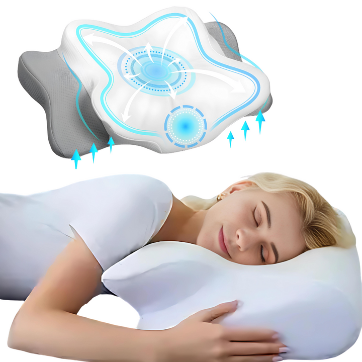 BowLift | OrthoSleep 3D Pillow | Comfortable Ergonomic Support | Breathable Hypoallergenic