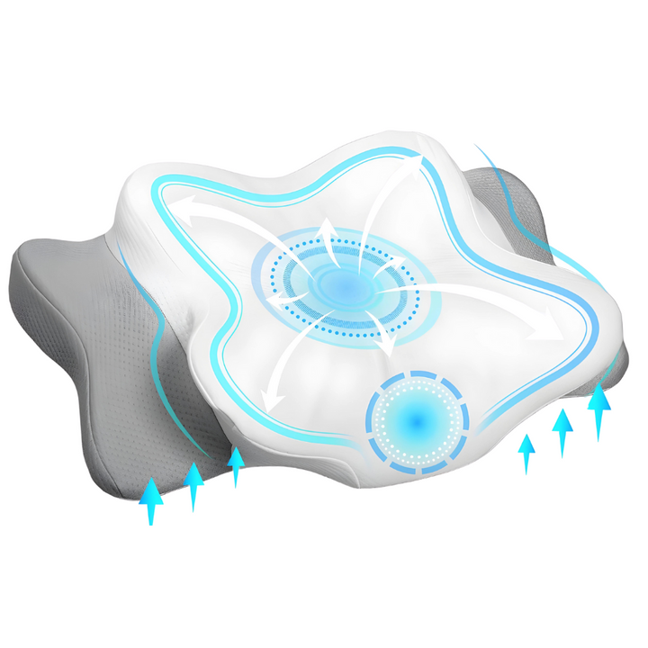 BowLift | OrthoSleep 3D Pillow | Comfortable Ergonomic Support | Breathable Hypoallergenic
